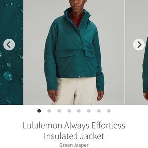 lululemon athletica Insulated Always Effortless Jacket  - Teal